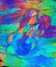 Load image into Gallery viewer, Dyed To Order: "Hi-Fidelity" (Blacklight/UV Reactive)