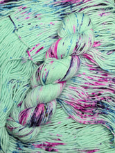 Load image into Gallery viewer, Pink Pony Yarn Club Pre-Order: &quot;Kaleidoscope&quot; (Blacklight/UV Reactive)
