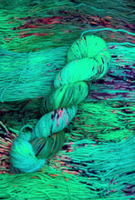 Load image into Gallery viewer, Pink Pony Yarn Club Pre-Order: &quot;Girl Supreme&quot; (Blacklight/UV Reactive)
